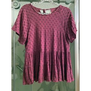 Altar’d state peplum top